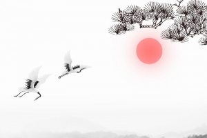 中国风山水意境装饰画