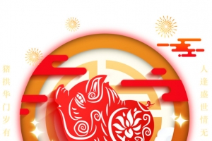 金猪贺岁2019新年