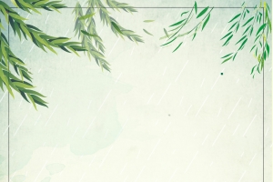 二十四节气之谷雨宣传海报