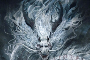 敖光 哪吒之魔童闹海 水墨风 4k手机壁纸