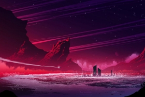 3840x2160 狼 剪影 山丘 山脉 孤独壁纸 背景
