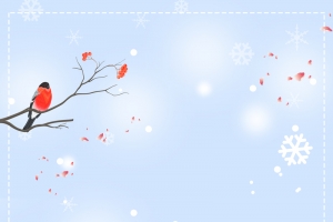 冬季素白背景图