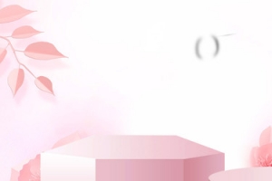 粉色护肤品母亲节活动banner背景