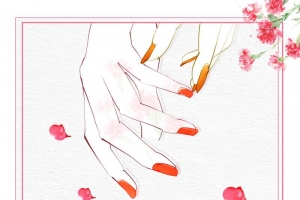 粉色浪漫指尖魅惑