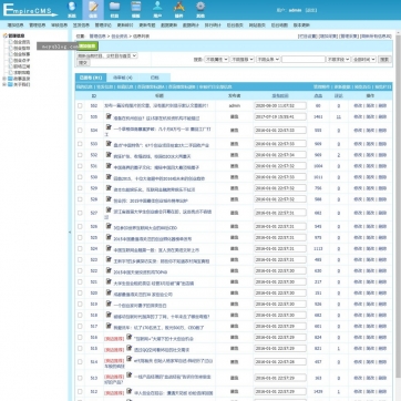 帝国CMS个人博客站群模板：SEO优化，HTML5响应式，自适应手机整站后台功能
