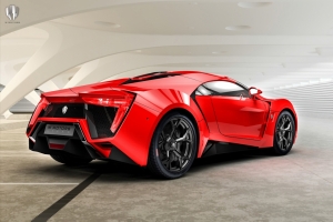 Lykan Hypersport 红色超级跑车4K壁纸