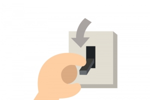 关闭开关手矢量高清PNG透明免扣设计素材免费下载