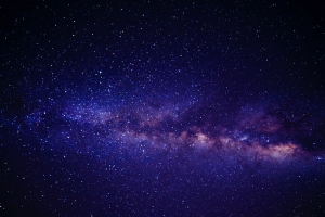 蓝色星空背景