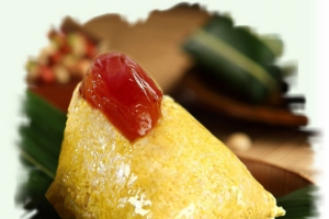 糯米粽子食物蜜枣