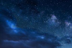 蓝色星空背景