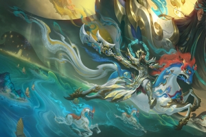 王者荣耀 关羽 神骥镇沧海 4K游戏壁纸