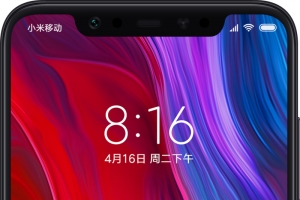 小米8手机高清PNG透明免扣设计素材免费下载