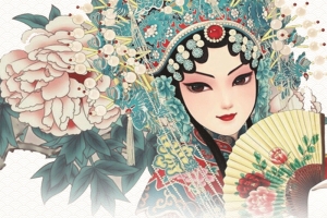 戏曲海报背景素材