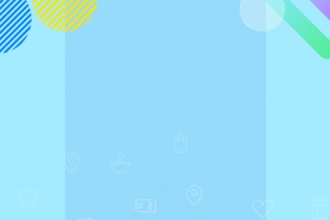 蓝色扁平化手机支付金融海报