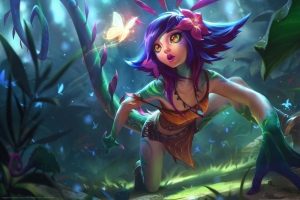 《LOL》新英雄万花通灵 妮蔻5k壁纸