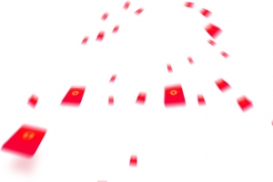 红包飘落漂浮素材