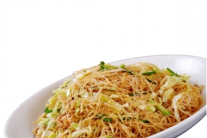 实拍美味炒米粉