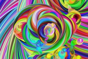 行 斑点 彩色 抽象 4k壁纸 3840x2160