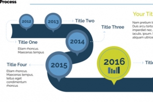 弯曲箭头时间轴