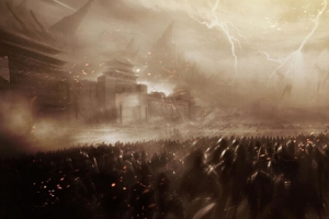 科幻闪电背景banner