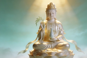 观音神像4K高清宗教电脑桌面壁纸3840x2160免费下载