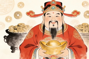 财神送元宝4k壁纸