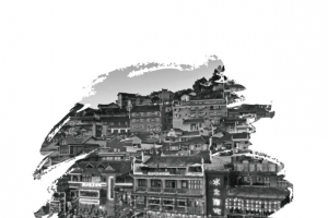 黑色建筑