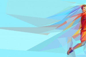蓝色小清新网球运动背景banner