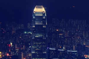 城市夜景海报背景