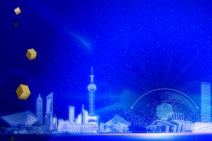 互联网金融科技商务蓝色海报Banner