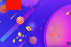 五一特惠紫色背景