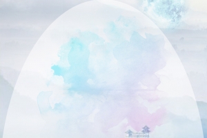 古风仙气人物朦胧梦幻小说封面背景素材