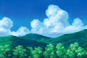 手绘自然背景