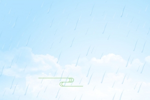 谷雨节气卡通海报背景