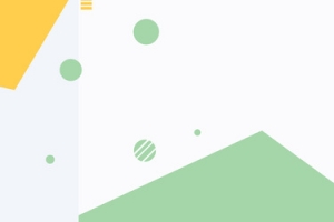 浅色简约扁平几何banner背景
