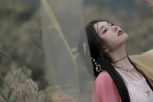 4k 古装 古风 唯美 仰头美女壁纸