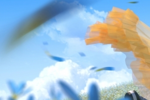 恋与深空 花海 情侣5120*1440电脑壁纸