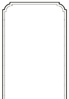 古风简洁边框镂空圆角长方形