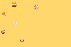 黄色可爱小清新banner