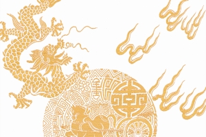 中国风刺绣传统元素背景素材
