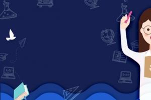 卡通简约考研冲刺班PSD素材