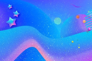渐变扫一扫集赞送好礼扫码活动促销海报