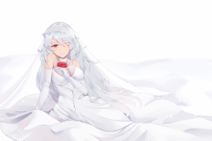 少女前线 白色婚纱少女动漫壁纸