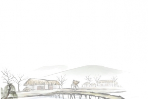 水墨画素材