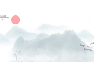 清新淡雅古风背景7