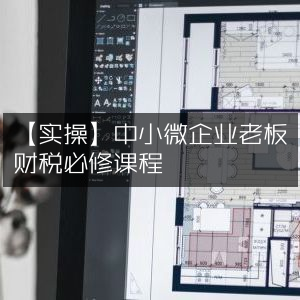 实操指南，中小微企业老板必学的财税管理课程