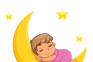 月亮上睡觉的小孩3