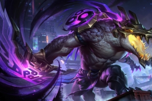 英雄联盟LOL 墨之影 雷克顿 8K游戏壁纸 7680x4320