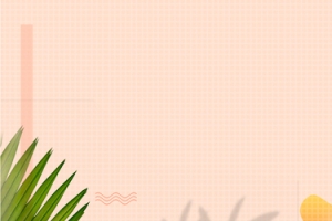淘宝夏日小清新橙色背景海报banner