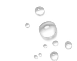 水滴漂浮